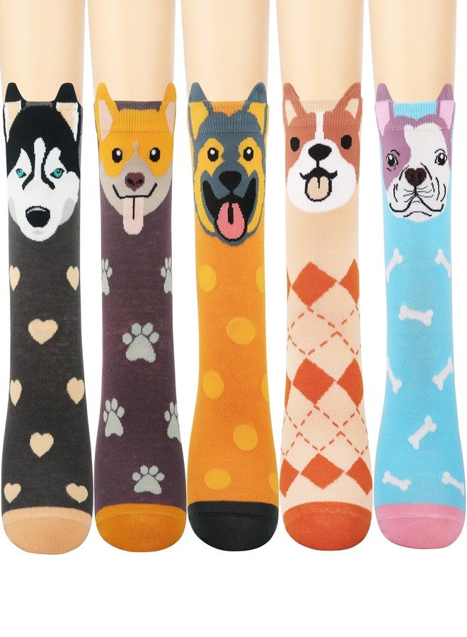 Jeasona Women's Cute Socks Funny Dog Mom Lovers Gifts - Image 1